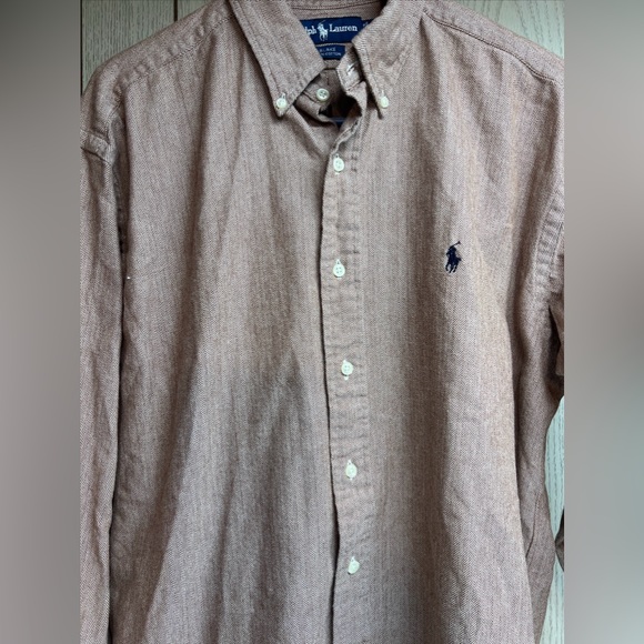 Ralph Lauren Men’s Blake Button Down Long Sleeve Medium Shirt EUC - Picture 2 of 5